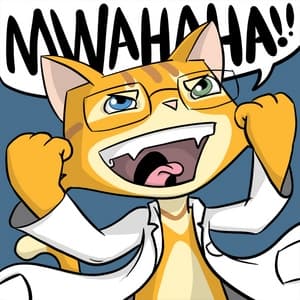 Mad Scientist Cat