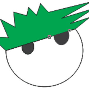 just a green head