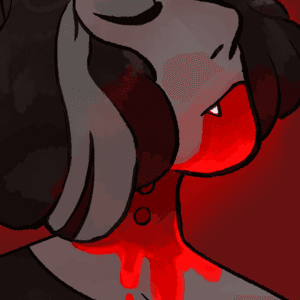 open and bleeding