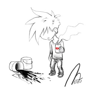 the sad life of an artist