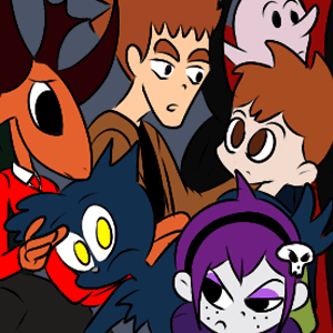 un grupo de tiras tontas