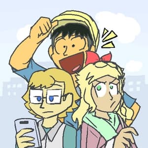 Bow, Cap, and Glasses