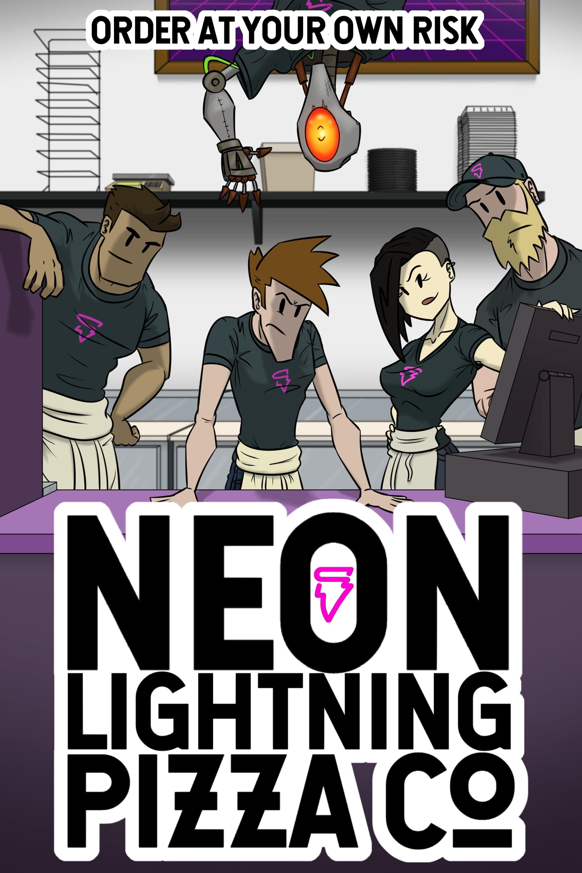 Neon Lightning Pizza Co