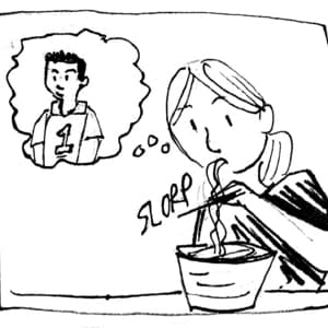 Drinking Tea Off-Panel