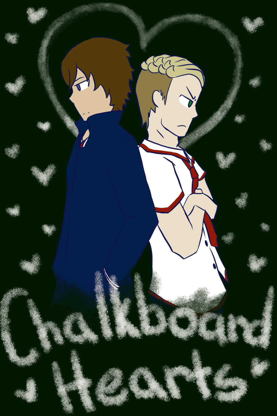 Chalkboard Hearts