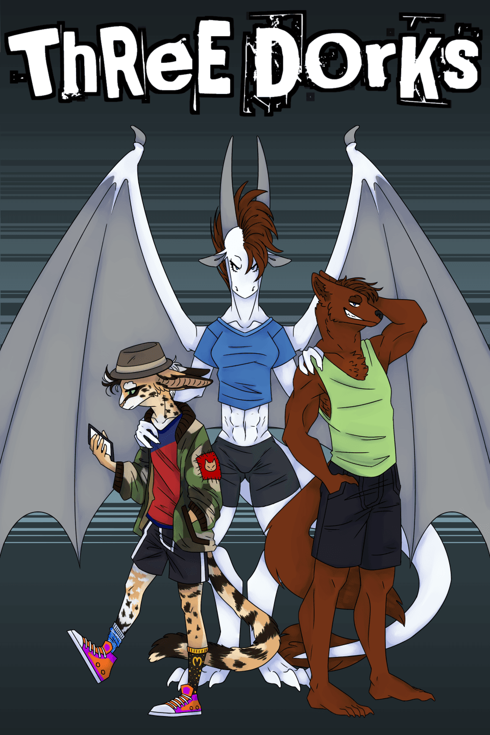 Three Dorks in Three Panels