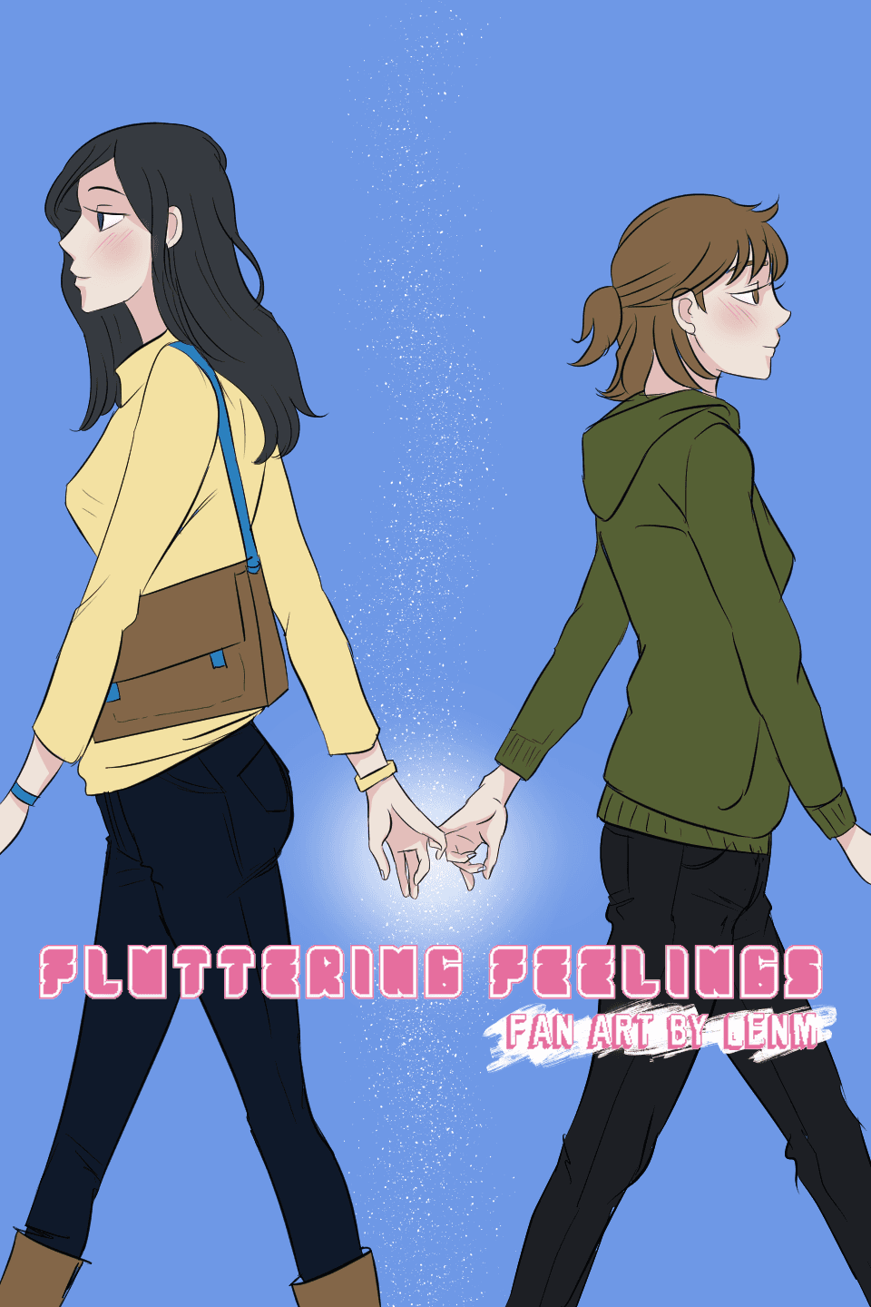 FLUTTERING FEELINGS FAN ART-ESPANOL