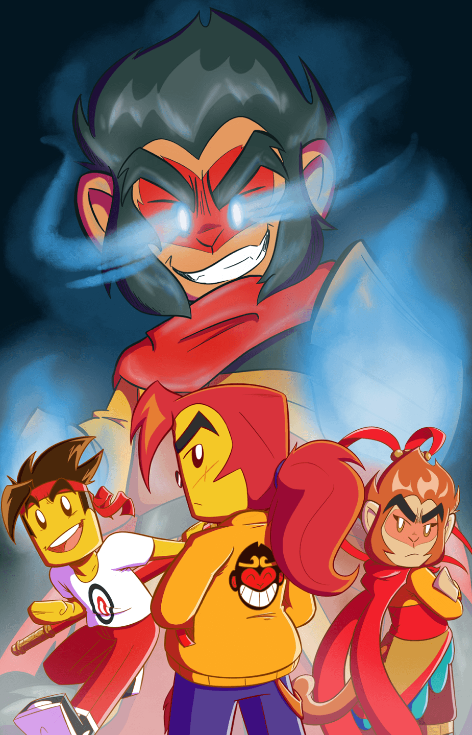Macaque Meets Red Son Comic