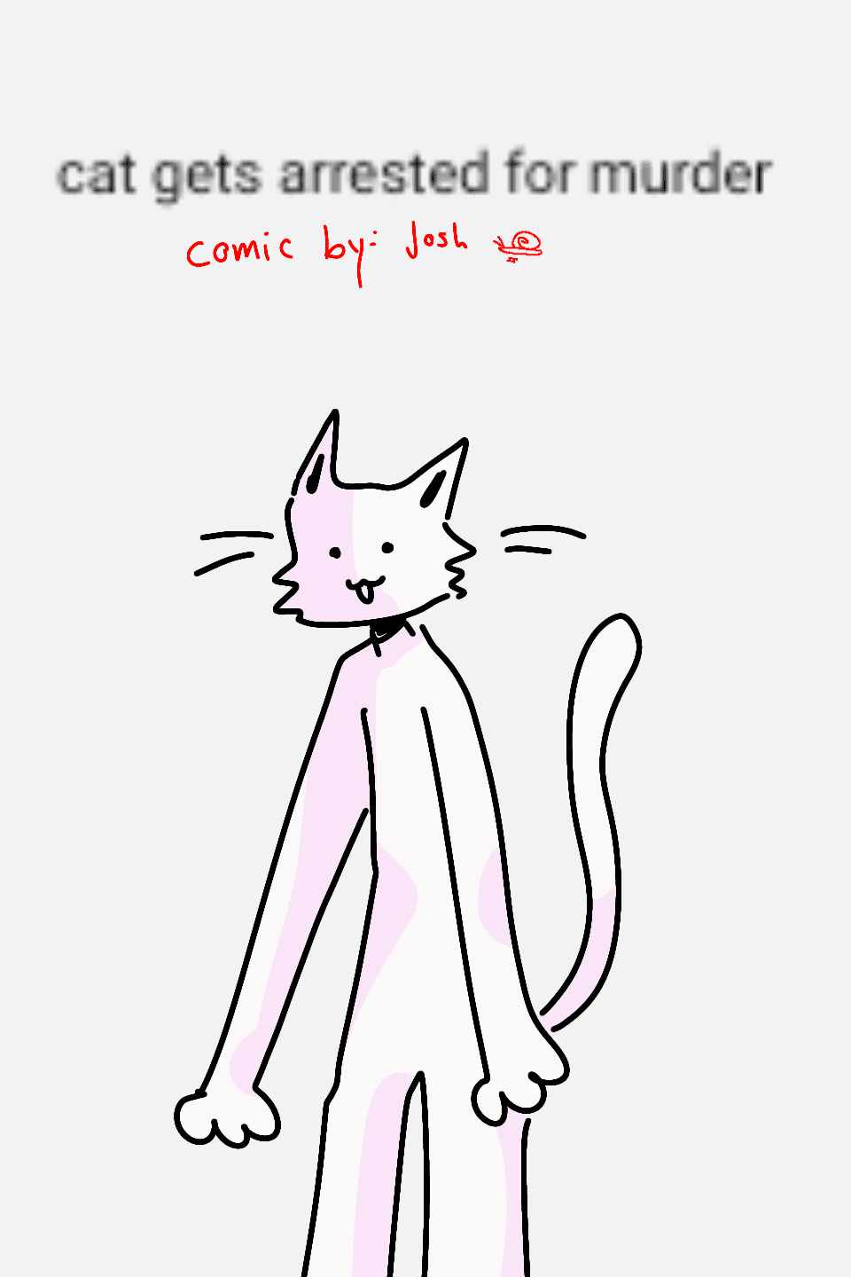 cat gets arrested for murder
