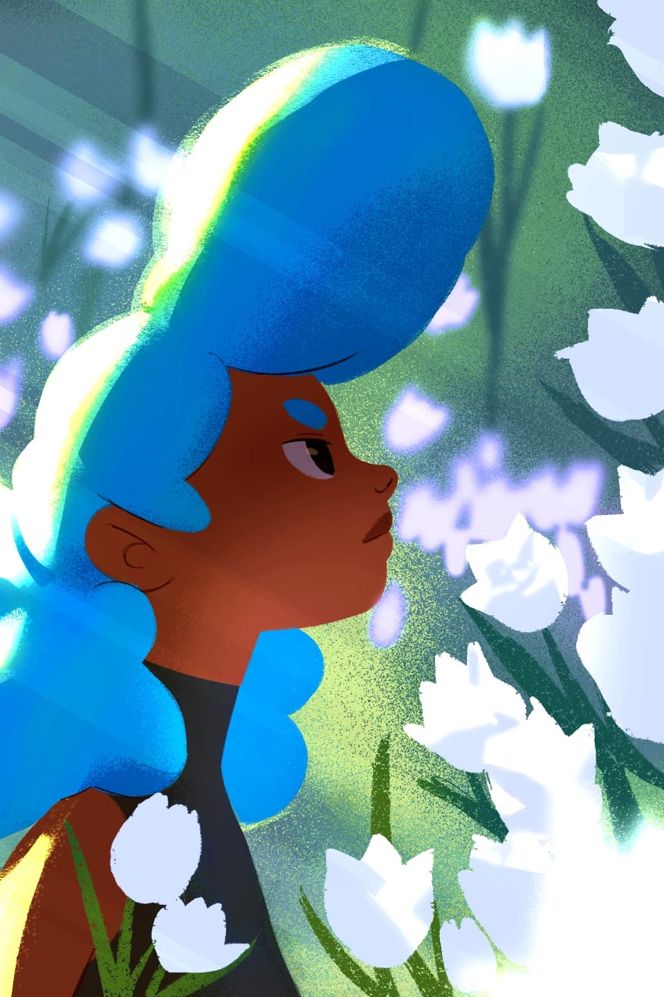 Blue Tulips