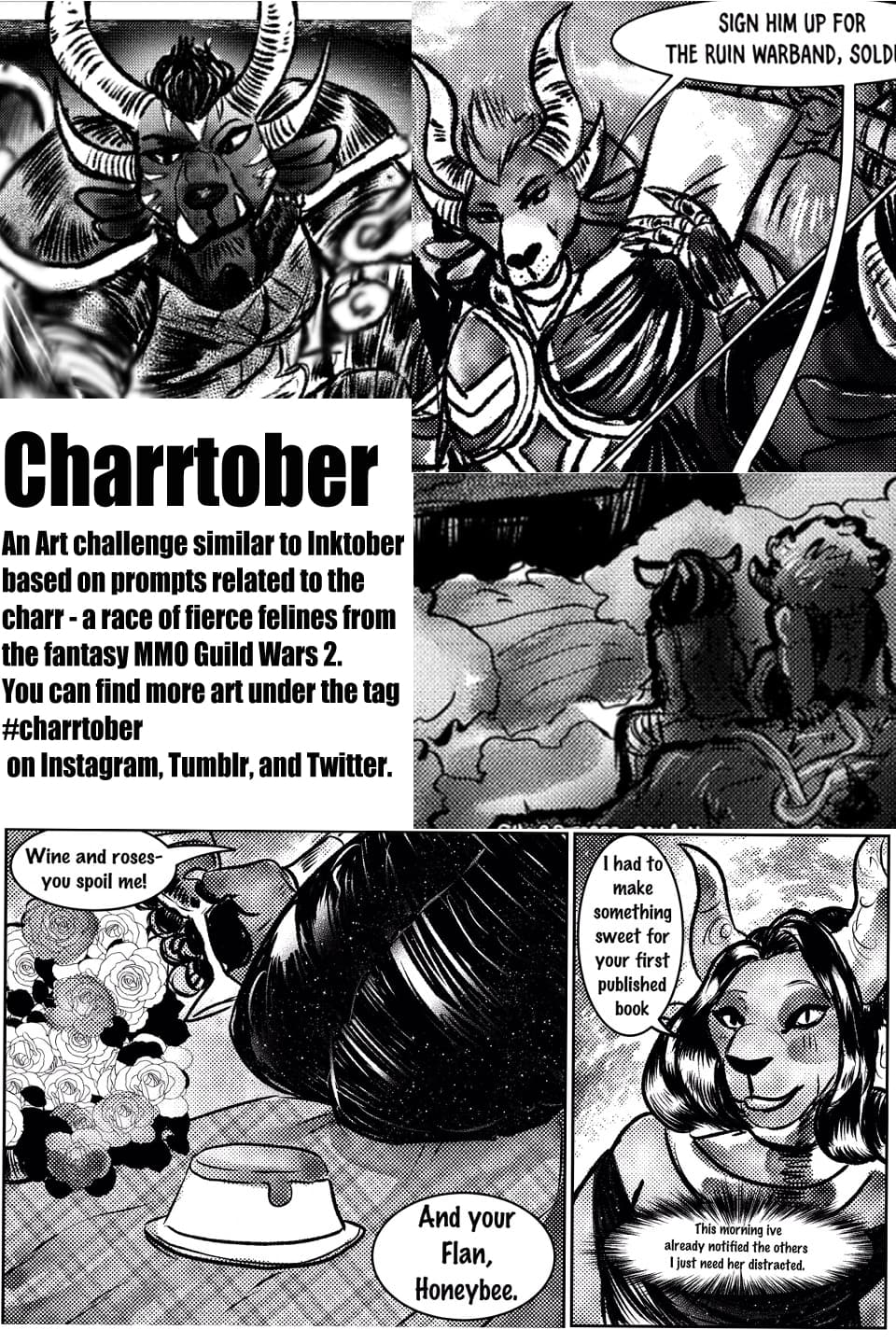 RaesArt Charrtober comics