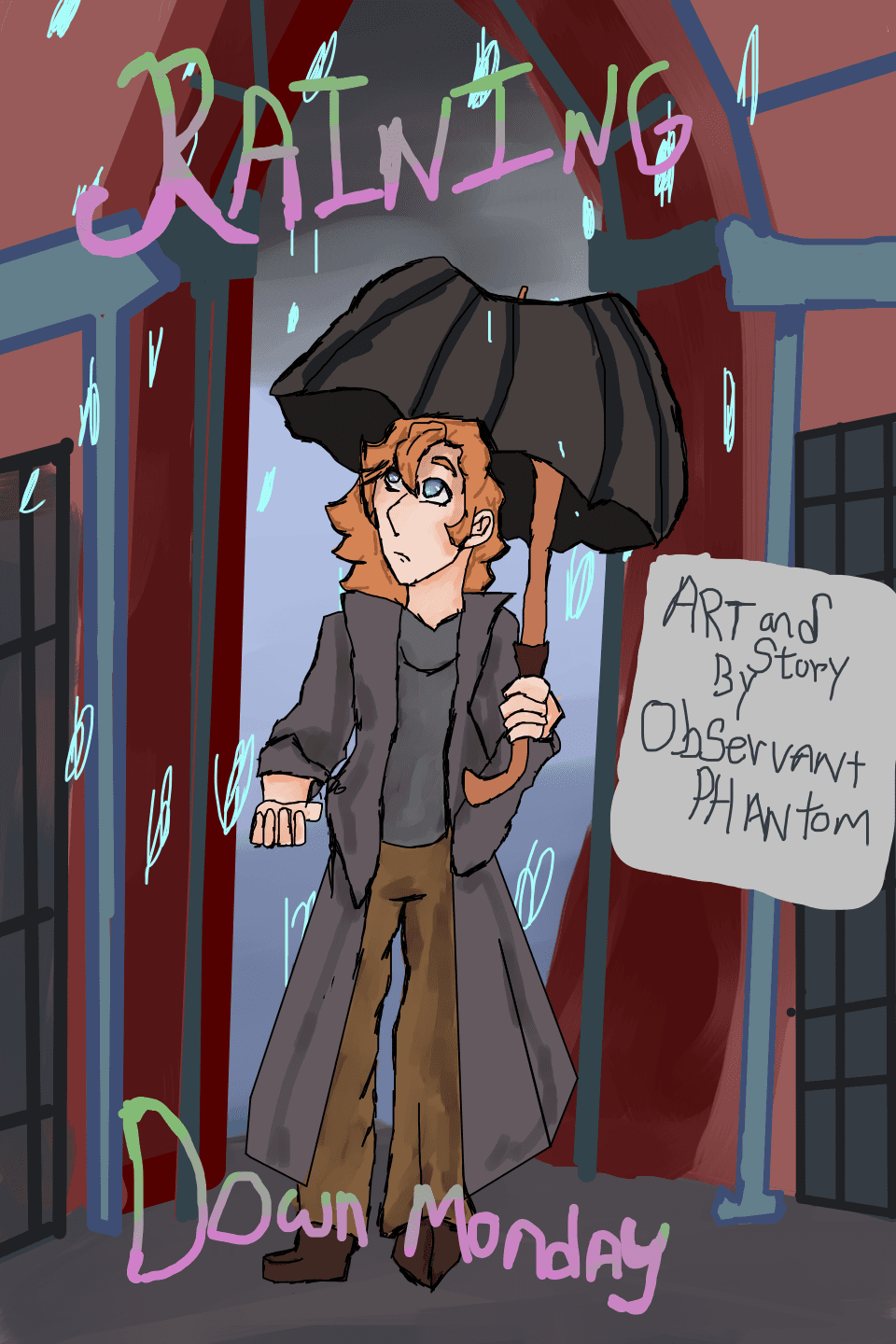 Raining down Monday
