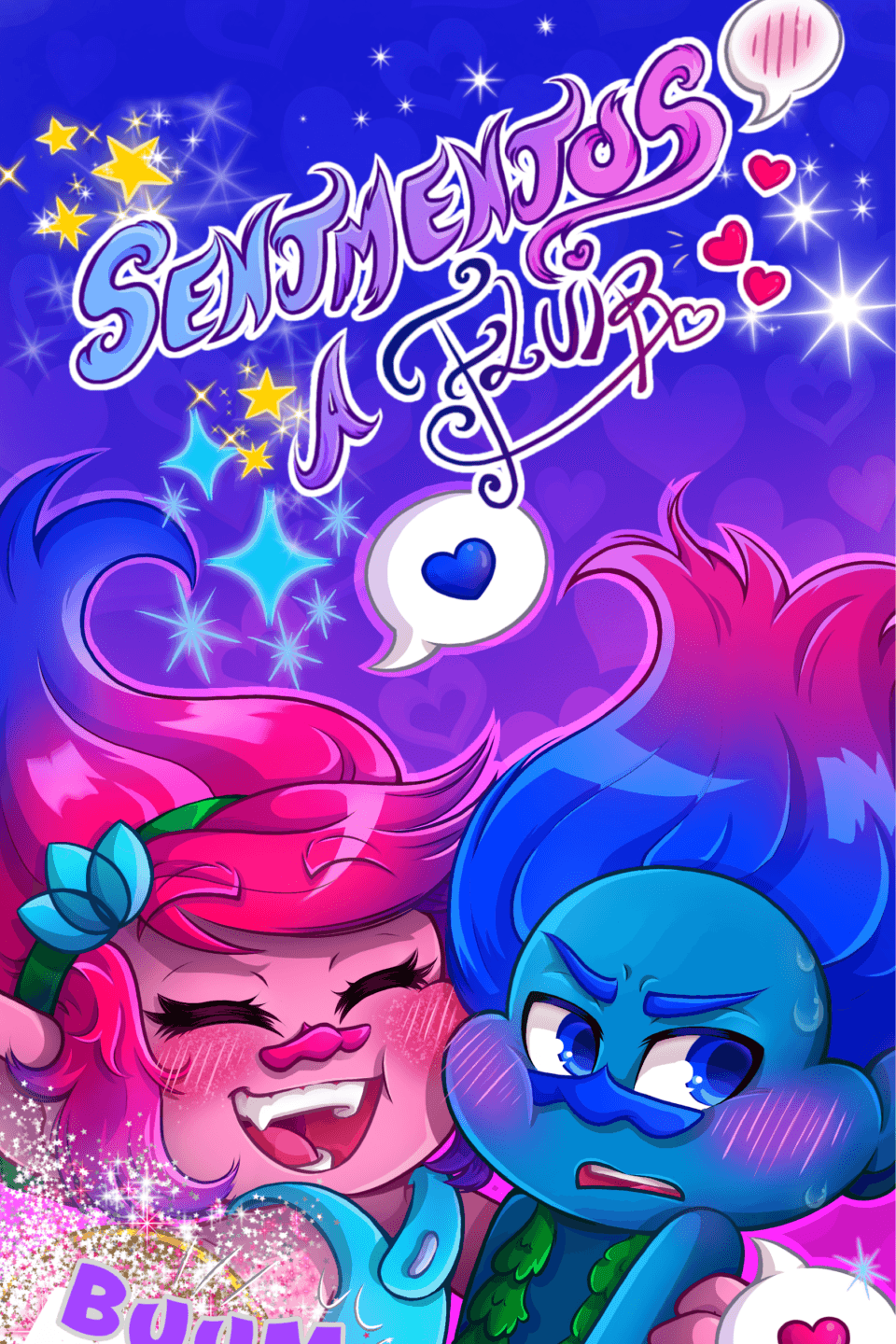 Trolls : Sentimentos a fluir
