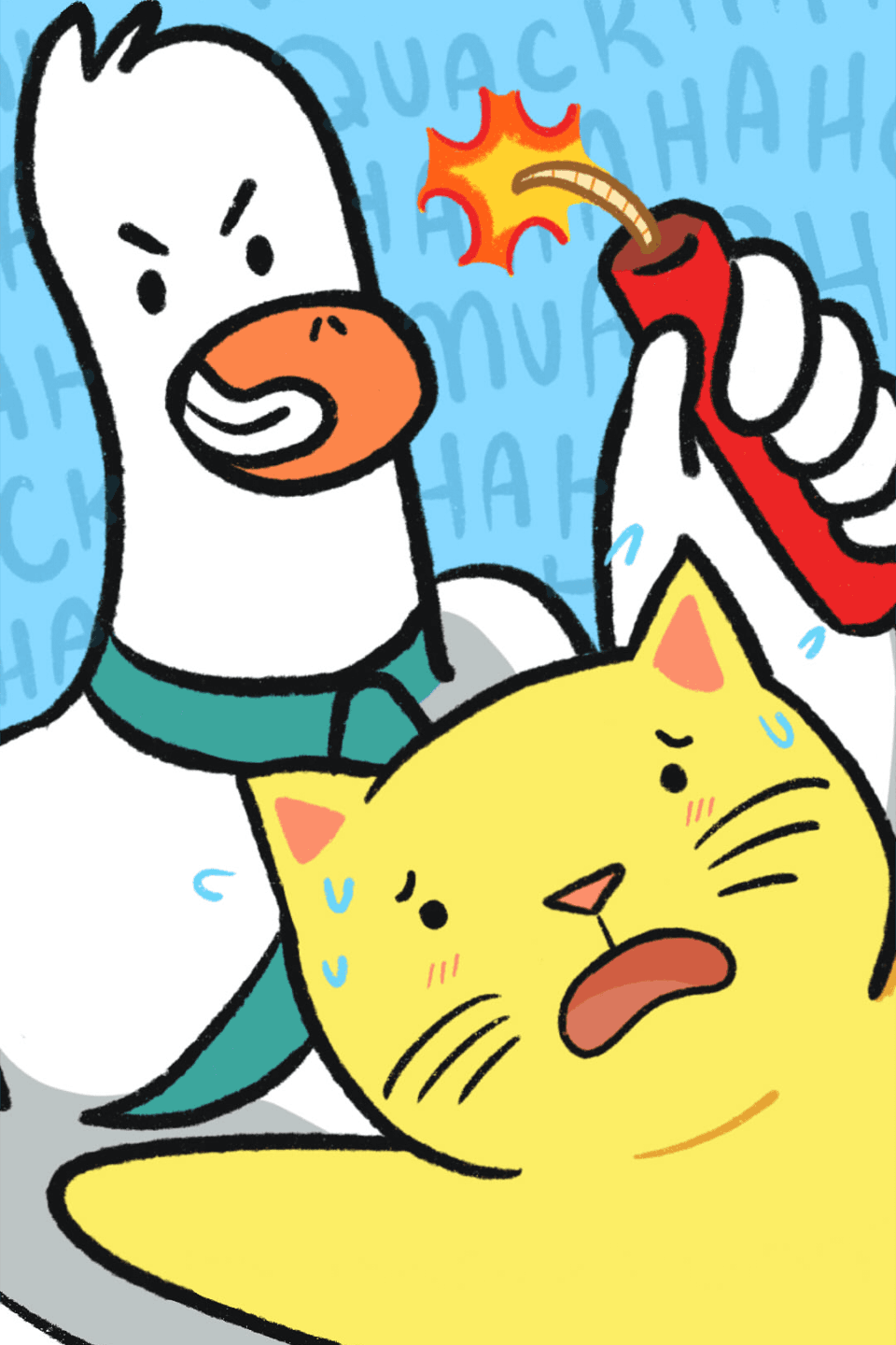 Duck and Kitten