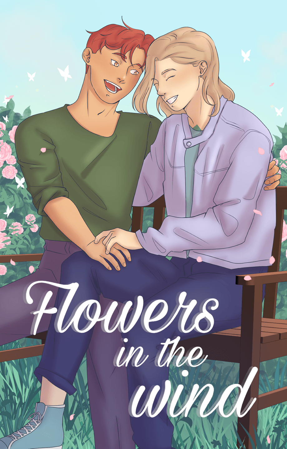 Flowers in the wind