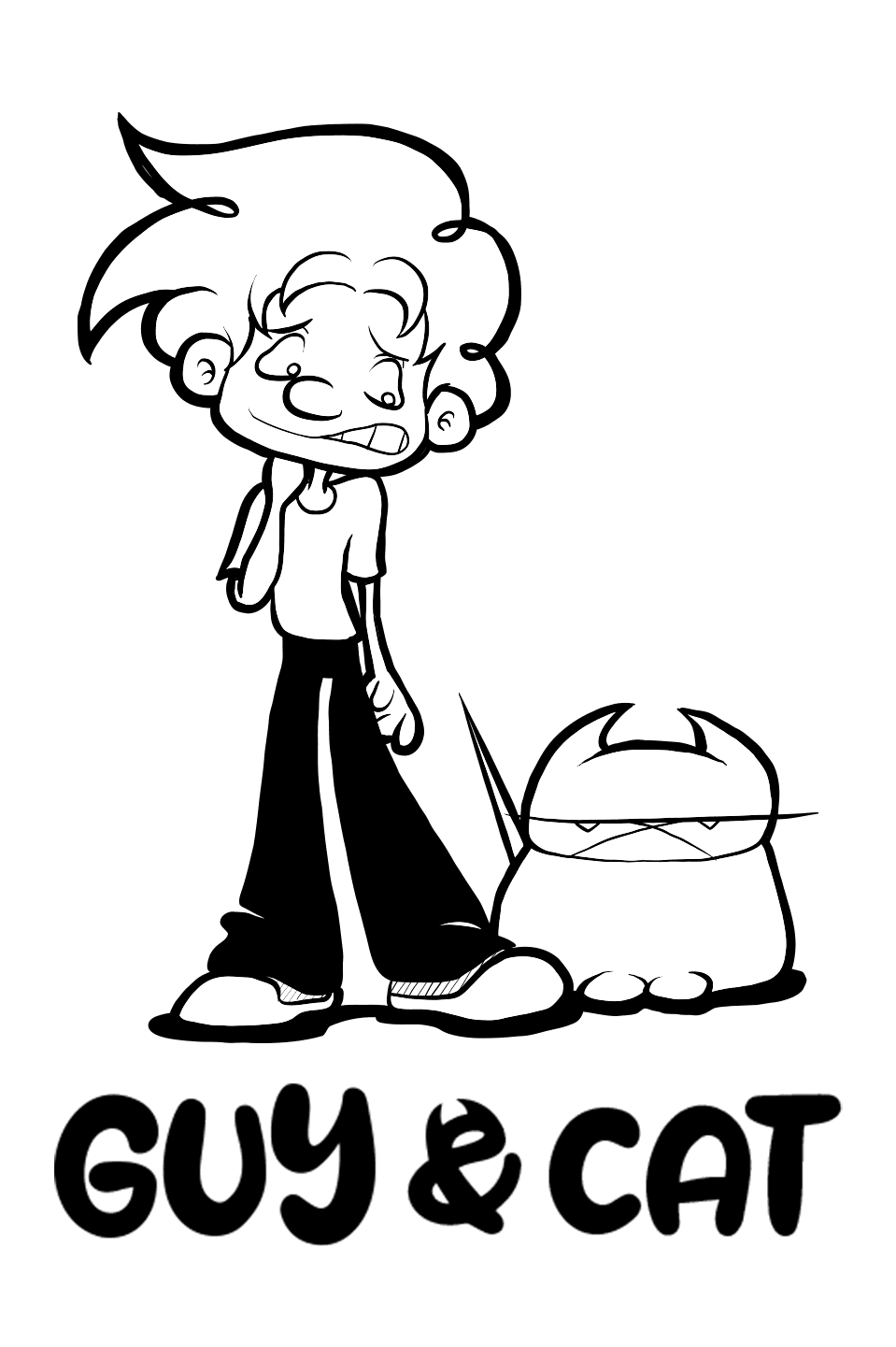 Guy and Cat