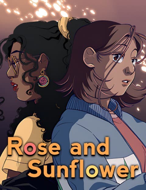 Rose and Sunflower