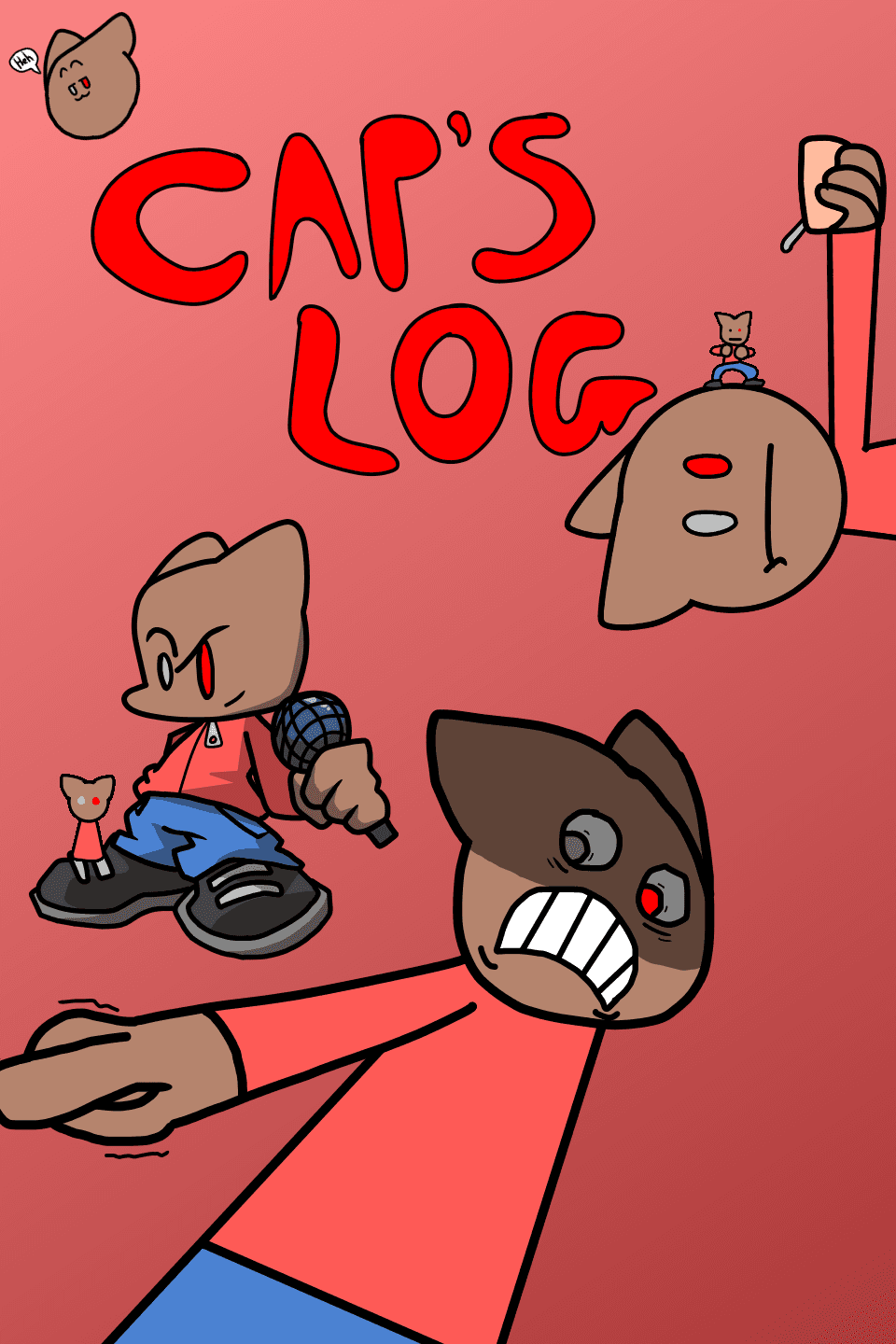 Cap's Log: the journal of the crazy, red-eyed cat!