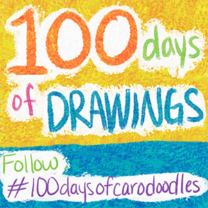 100daysofcarodoodles