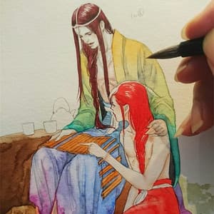 Modern Life Of The Immortals, Hand Drawing