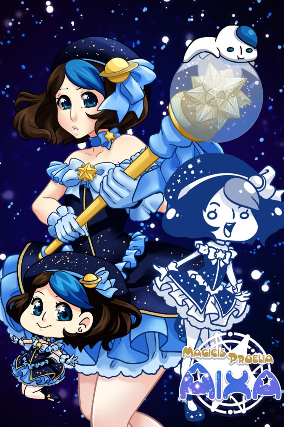 Magicis Proelia Chibi Aixa (English)