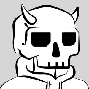 Skull Guy - The Apathetic Skeleton