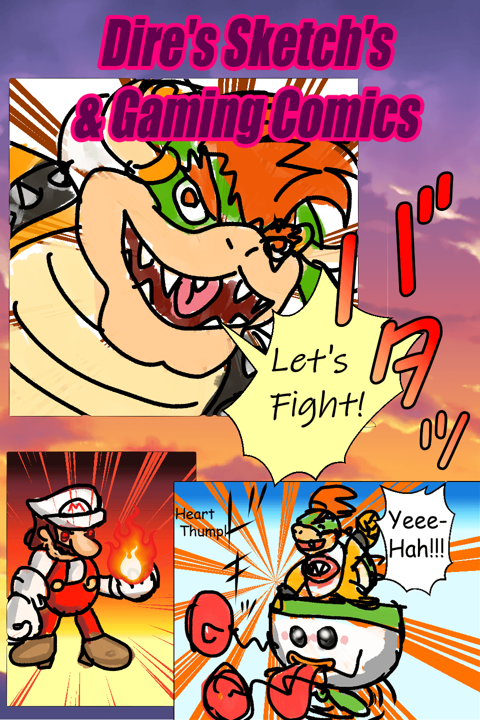 Dire's Sketch's + Gaming Comics!