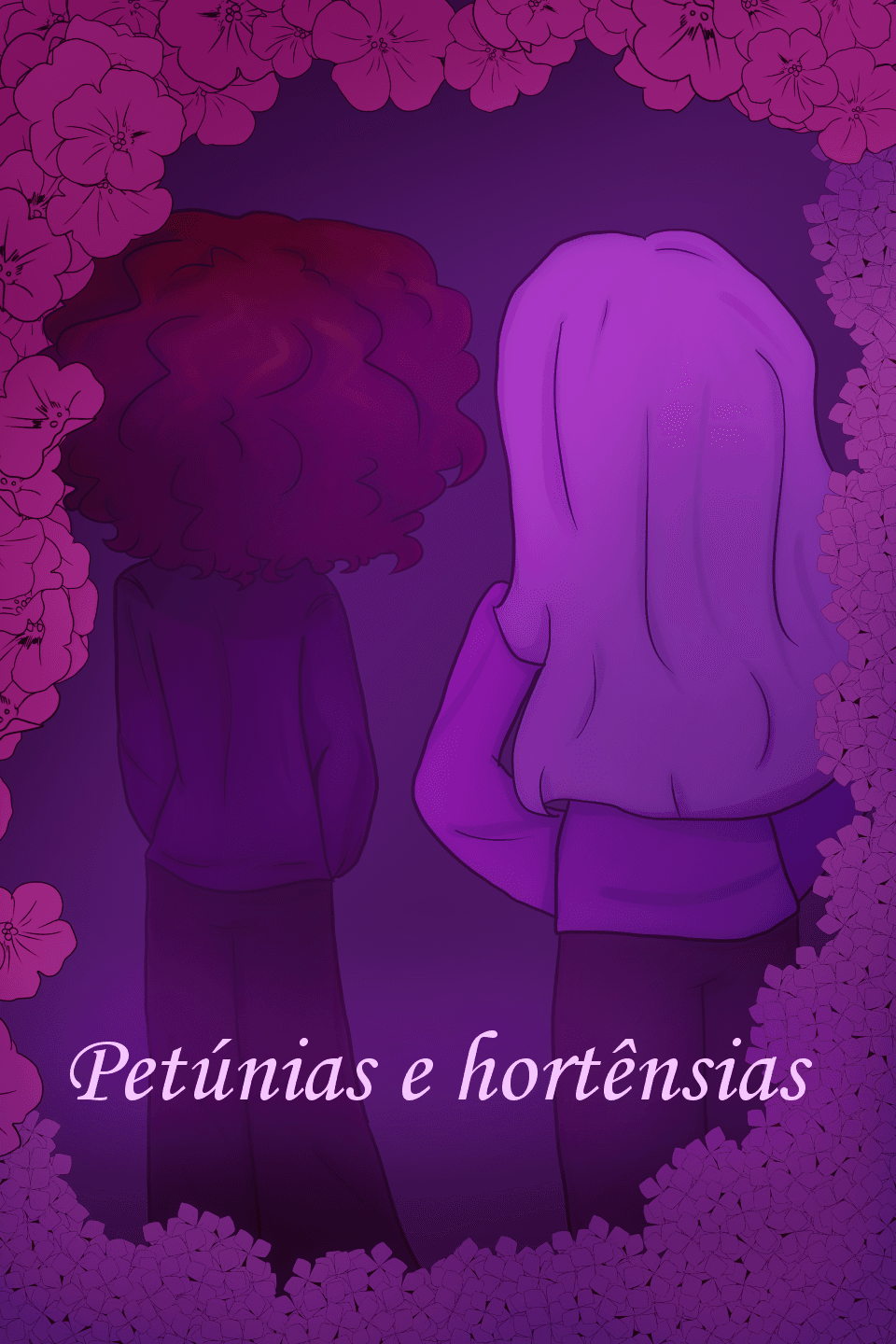 Petúnias e Hortênsias