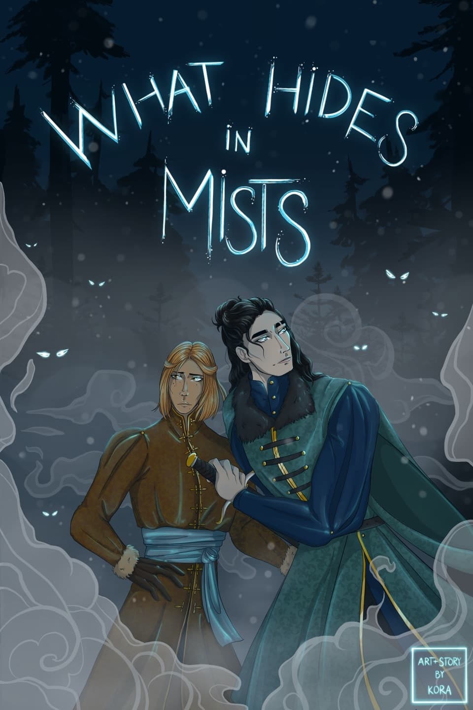 What hides in mists