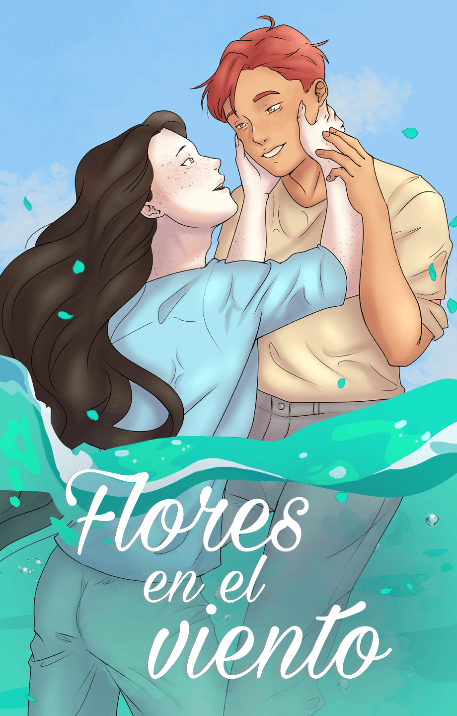 Flores en el viento