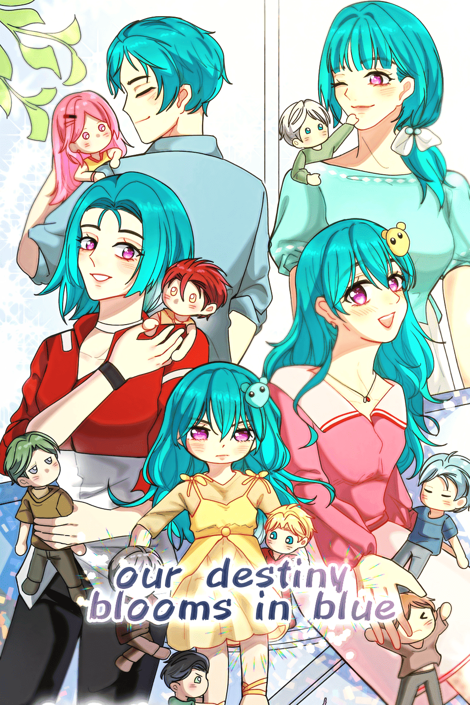 Our destiny blooms in blue
